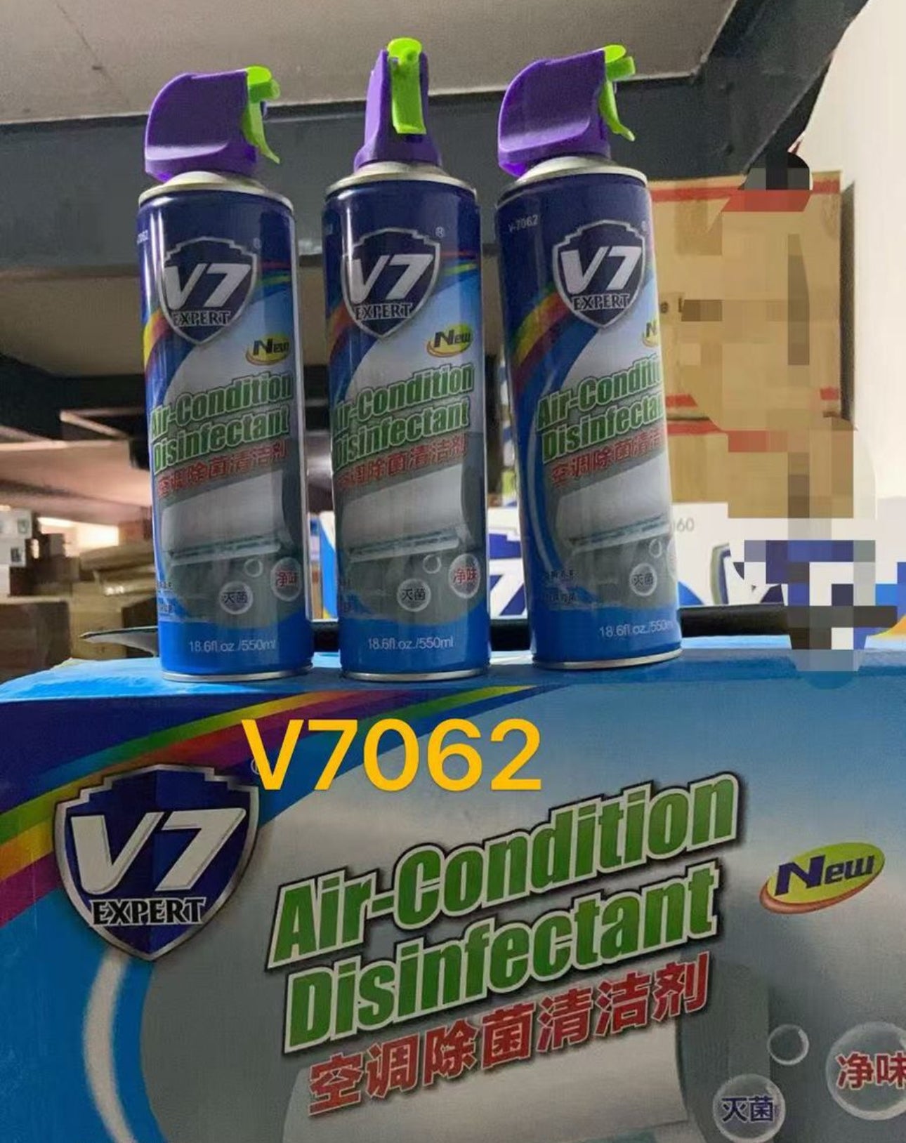V7 500ml Air Conditioner Disinfectant Cleaning Foam Spray