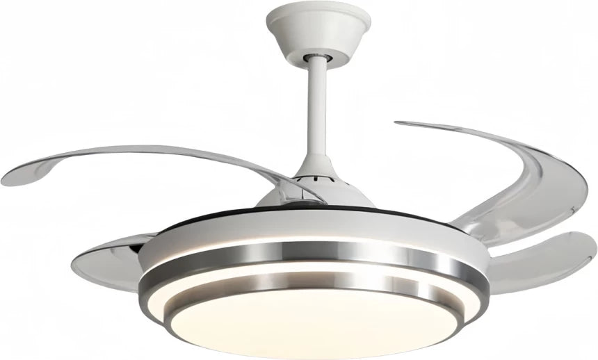 MHome Retractable Ceiling Fan With Dual LED-Remote Control