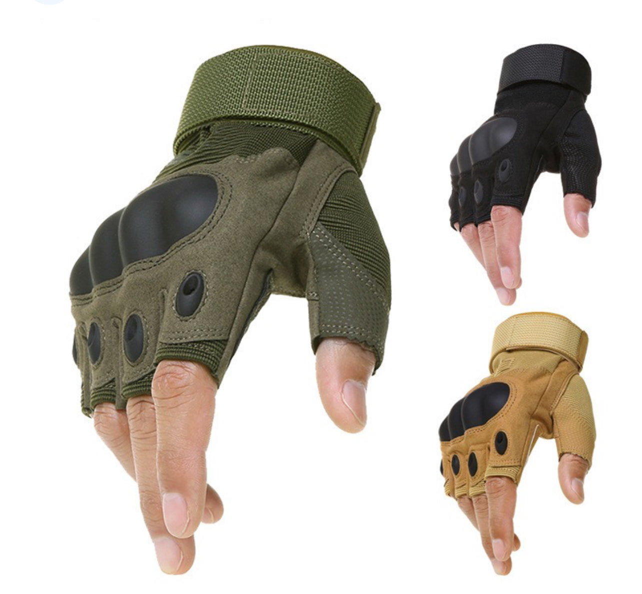 Tactical Military Rubber Knuckle Glove