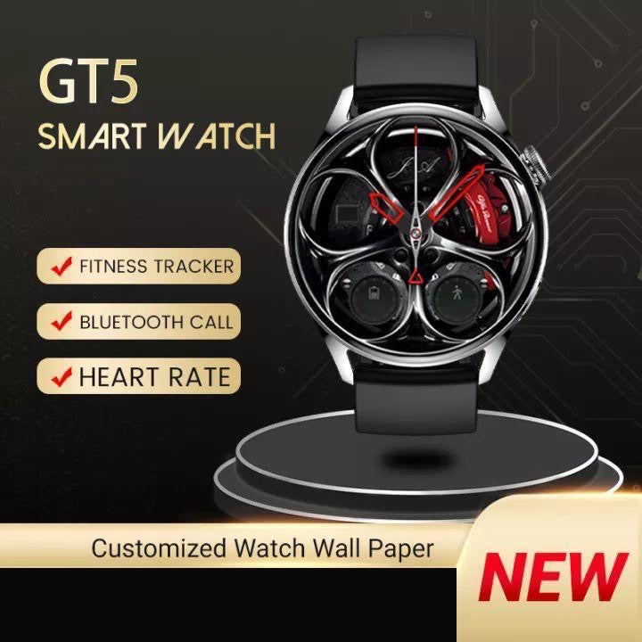 New GT5 Smart Watch Men Answer Call Fitness Tracker Wireless Charging NFC Women Smartwatch Gift for Huawei Phone iOS PK GT3 Pro 4