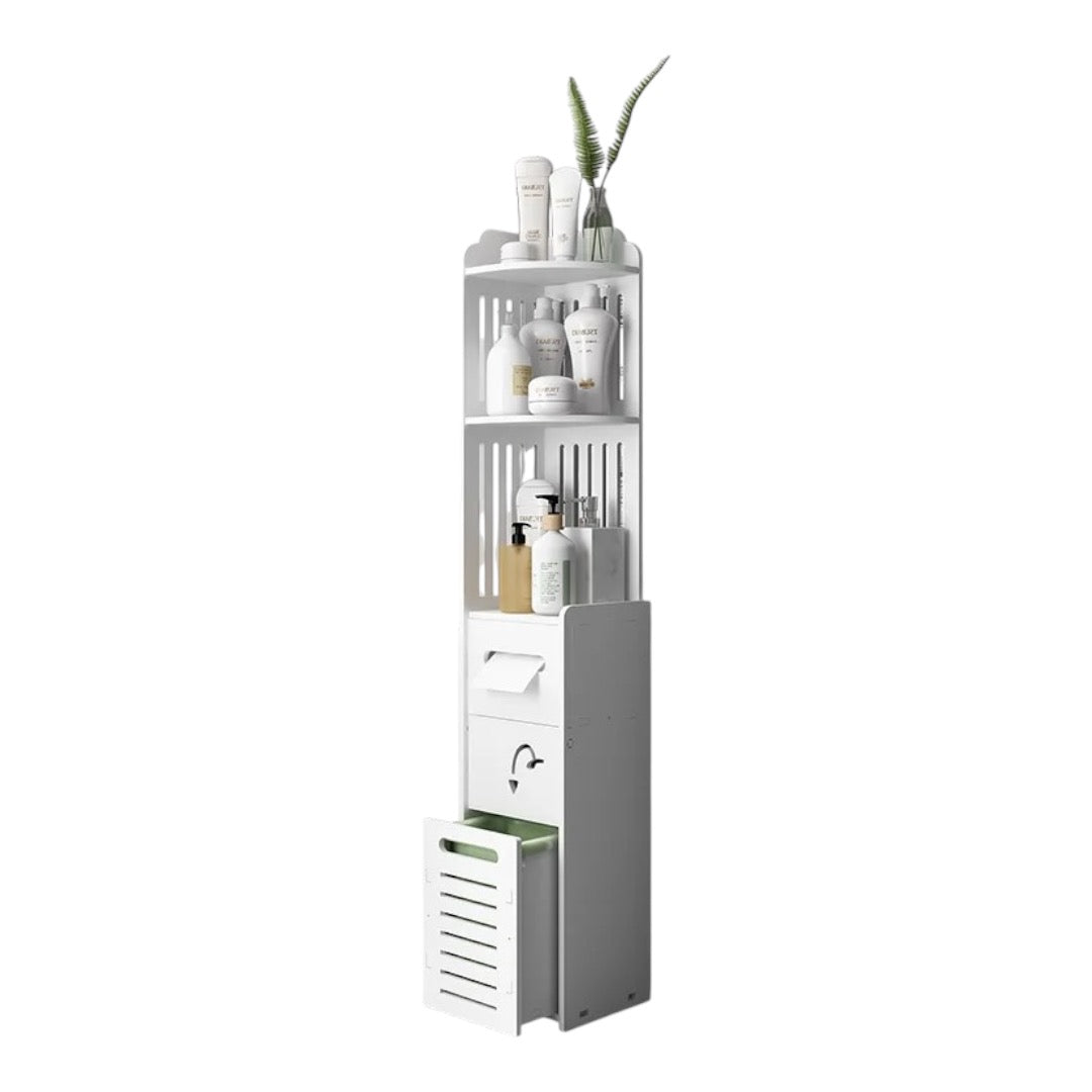 Slim Bathroom Cabinet Floor Standing
