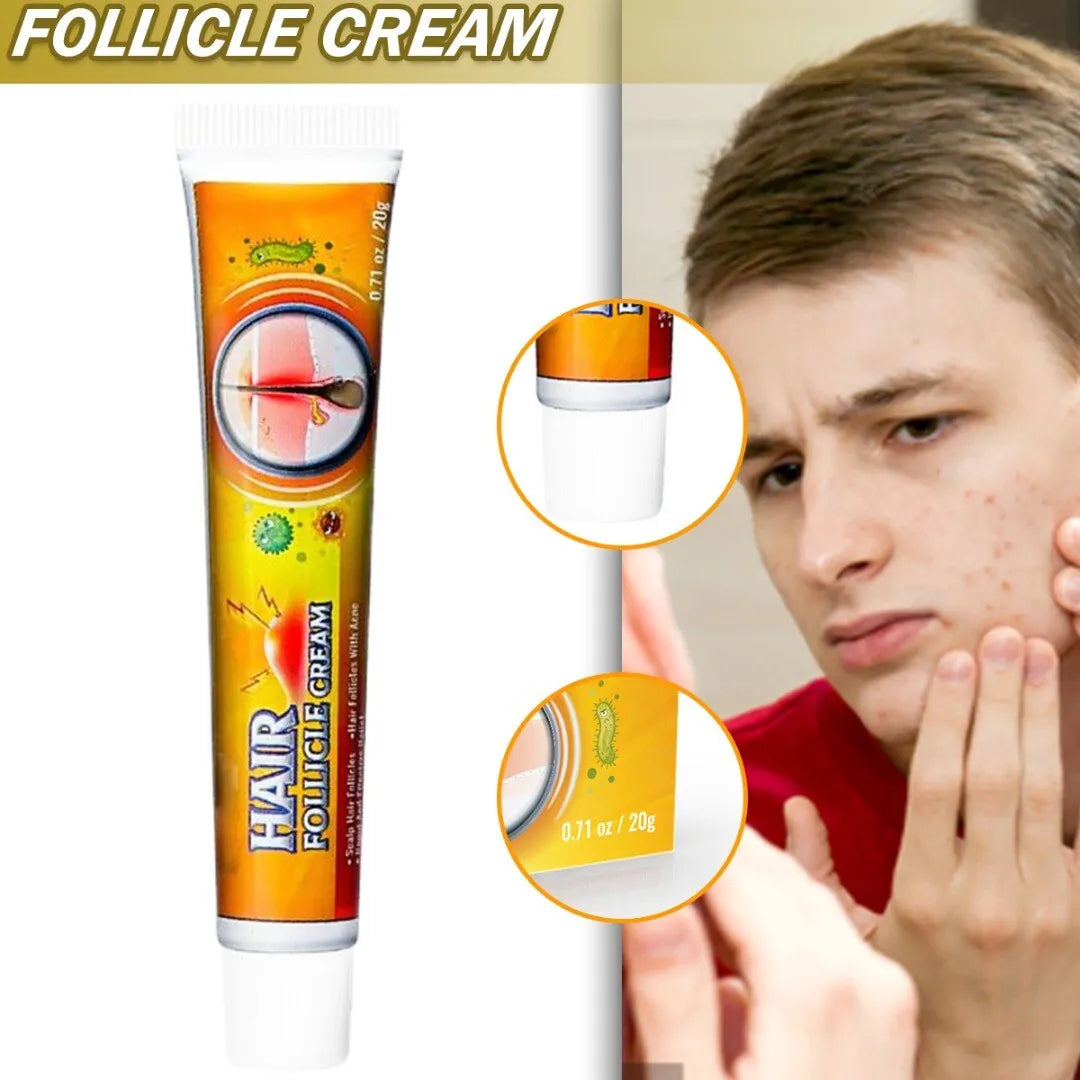 Hair Follicle Cream Treat Folliculitis Skin Inflammation Antibacterial Ointment