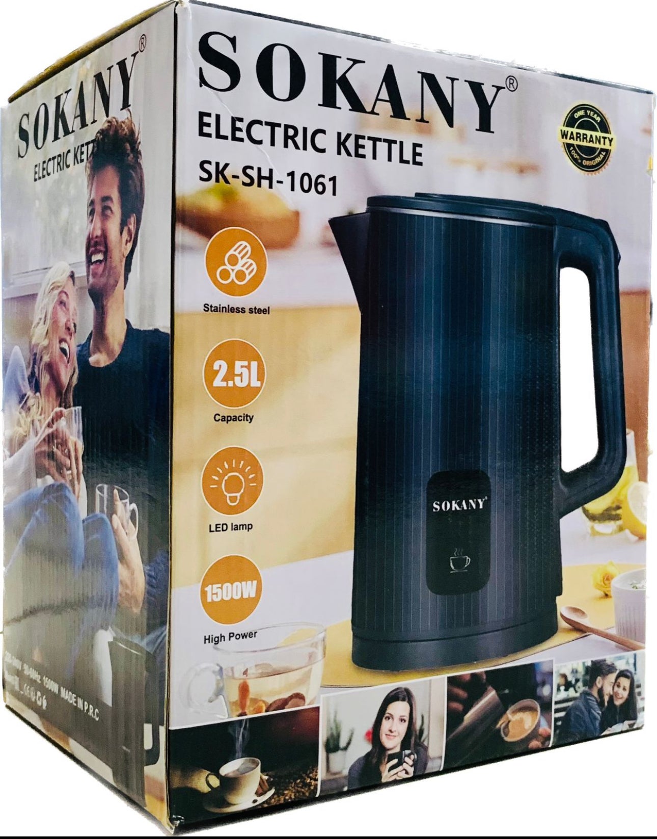 Sokany -Elegant Design Electric Kettle 2.5L