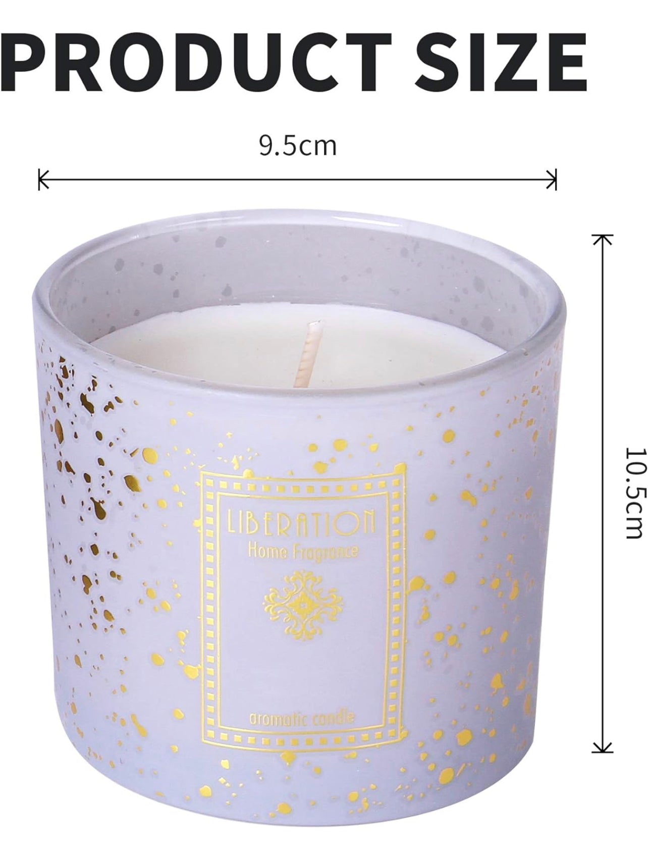 Hand Poured Scented Candles,| 36 Hour Burn, Long Lasting, Highly Scented, All Natural Candles | Relaxing Aromatherapy Candle with Gift Box (Sandalwood)