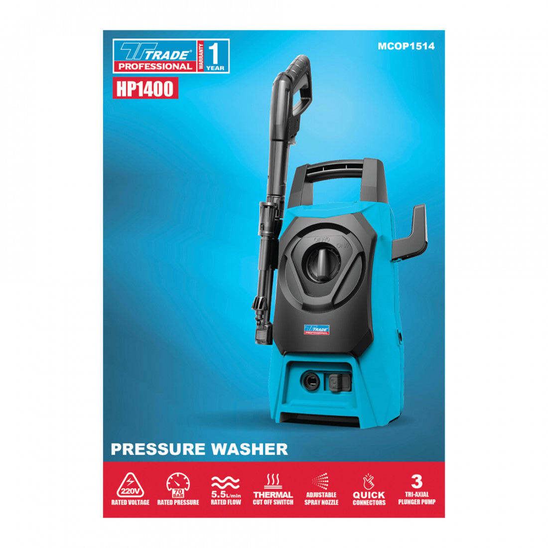 TradeProfessional Pressure Washer Various Options
