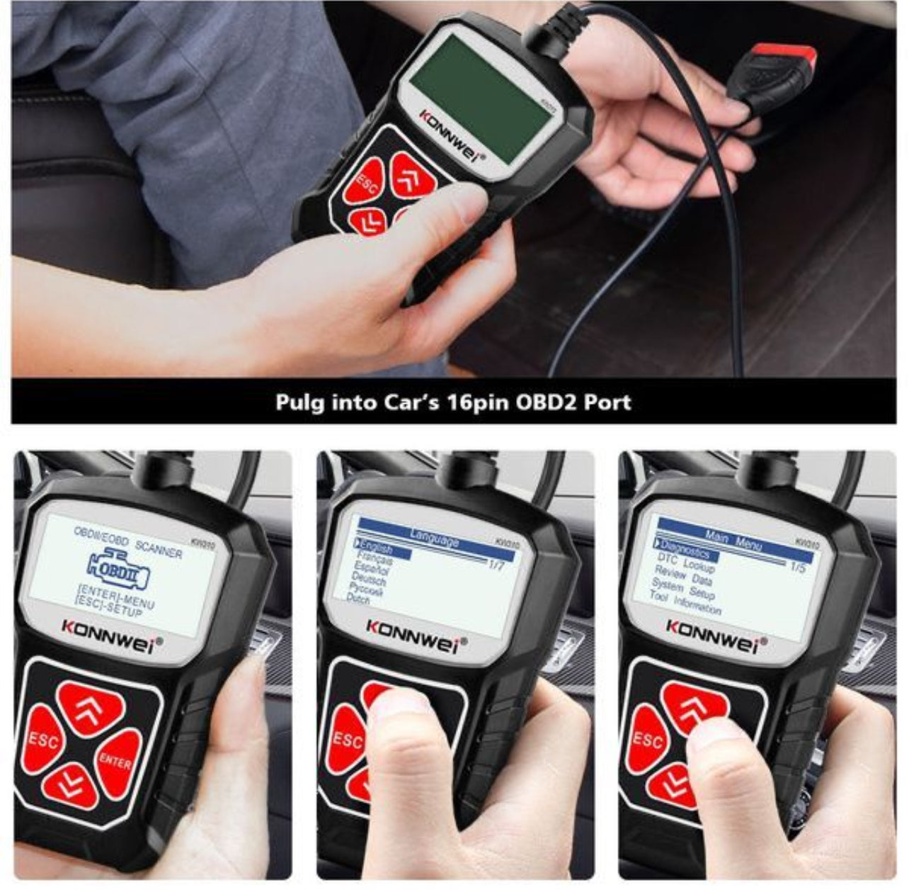 Konnwei Model KW310 Diagnostic Scan Tool