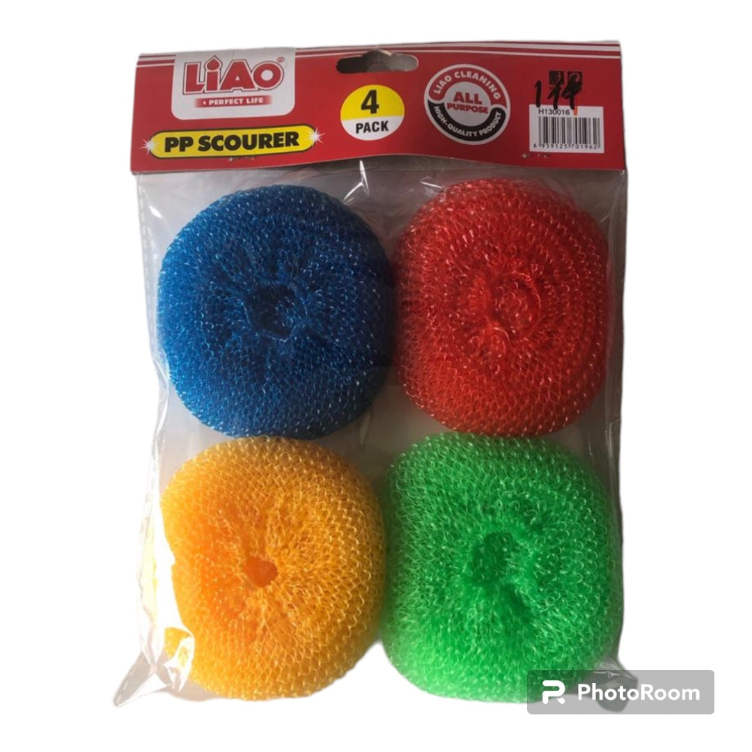 Liao PP Pot Scourer 4pc