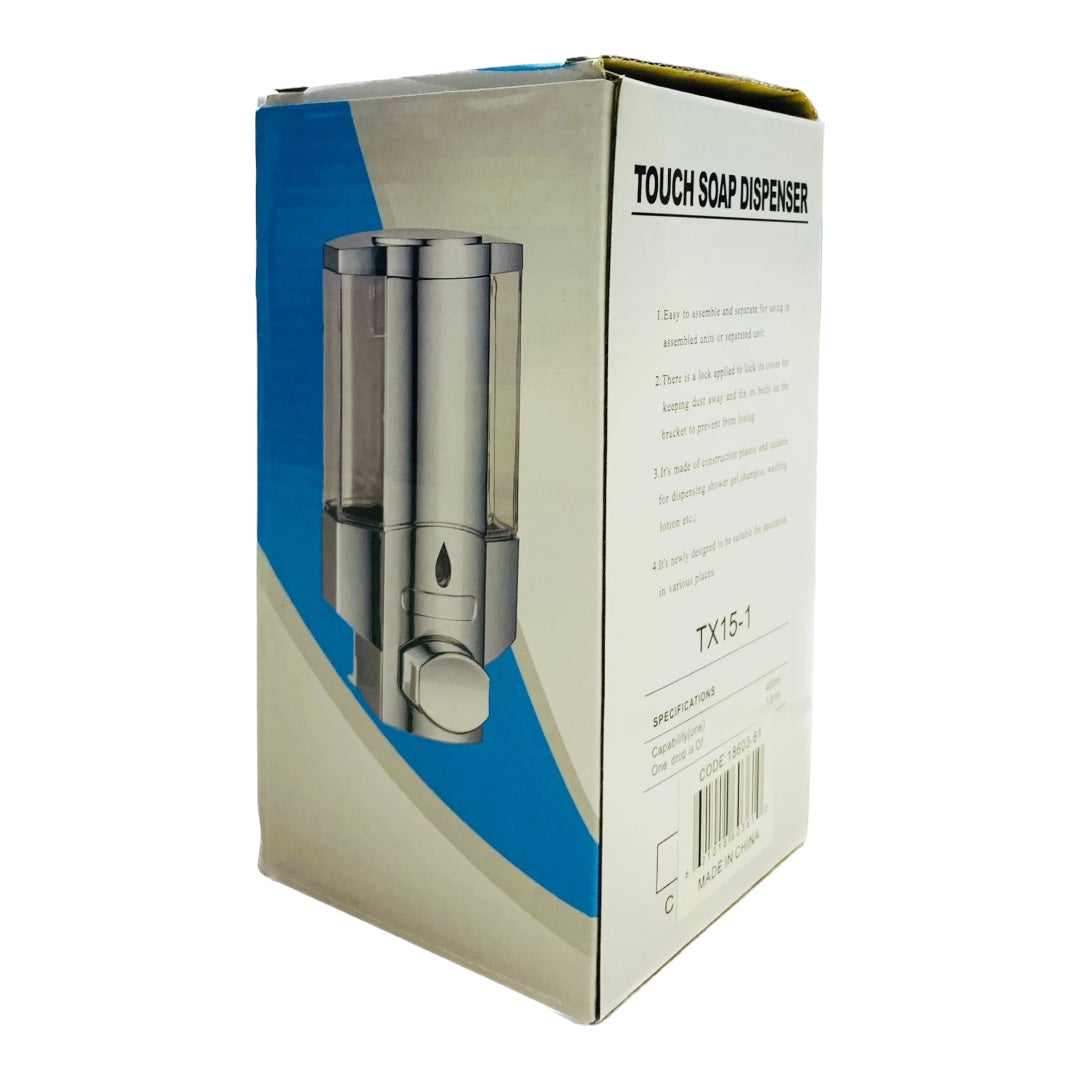 Wall Mount Shower Hand Soap / Shampoo Dispenser -380ml