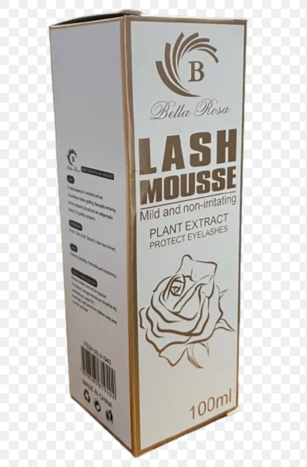 CLEANSING EYELASH FOAM 100ML - BELLA ROSA