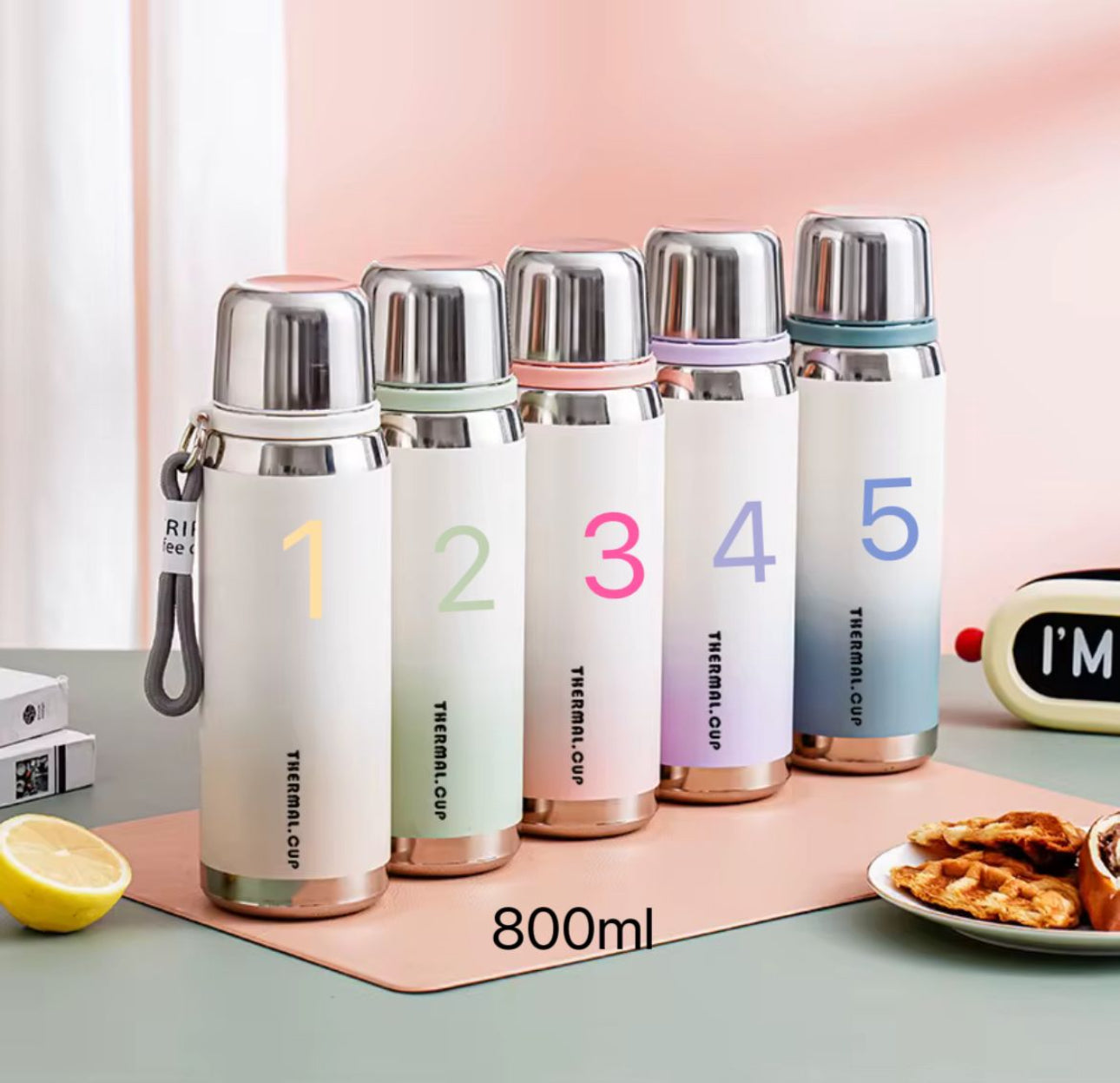 Stainless Steel Vacuum Flask - 800ml