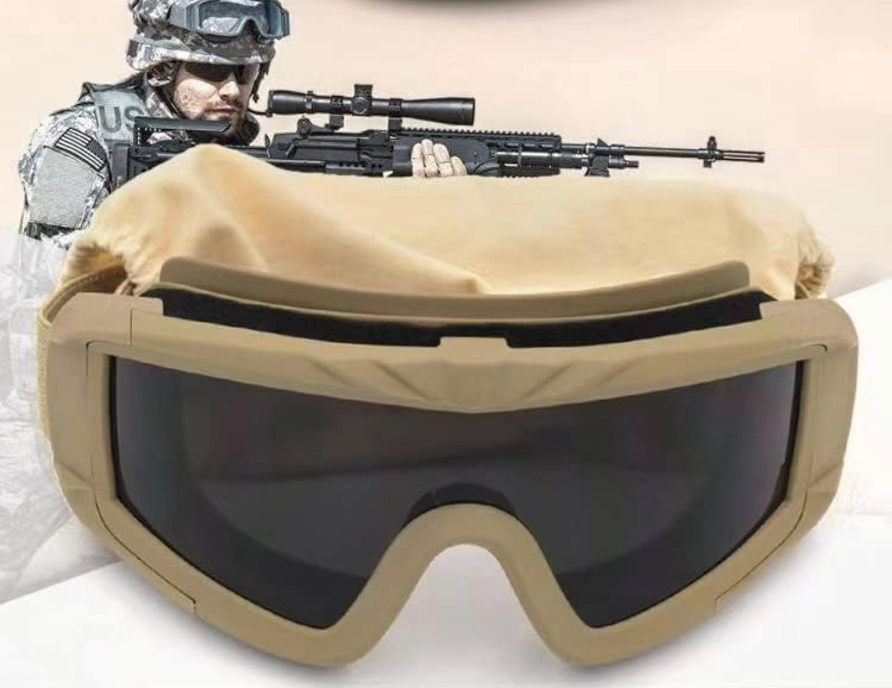 Tactical Military Shooting Sunglasses With 3 Lens
