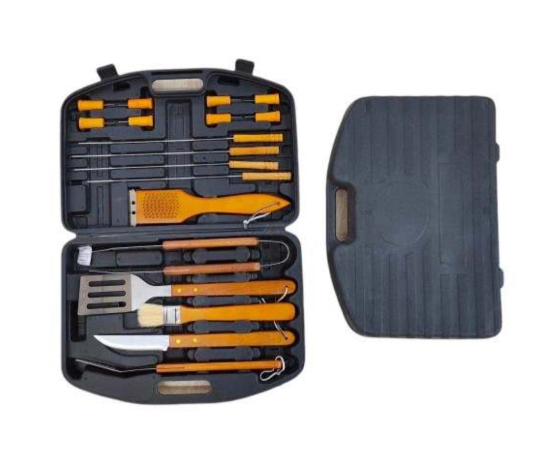 BBQ Stainless Steel 18pc Set
