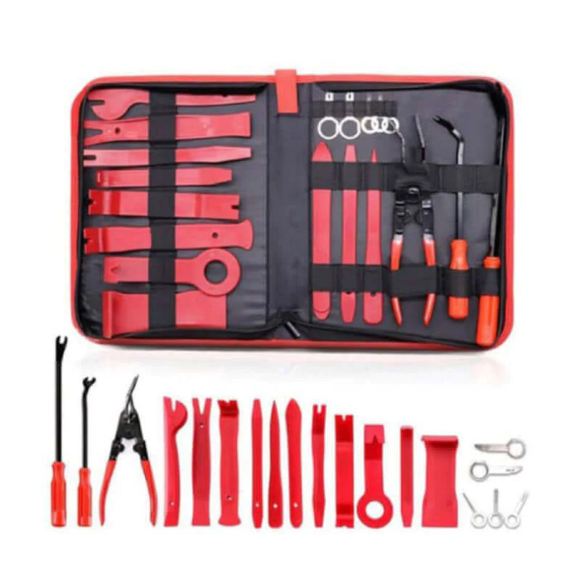 Car Door Molding Removal Pry Tool Kit Dash Panel Audio Seal Interior Trim 19pcs