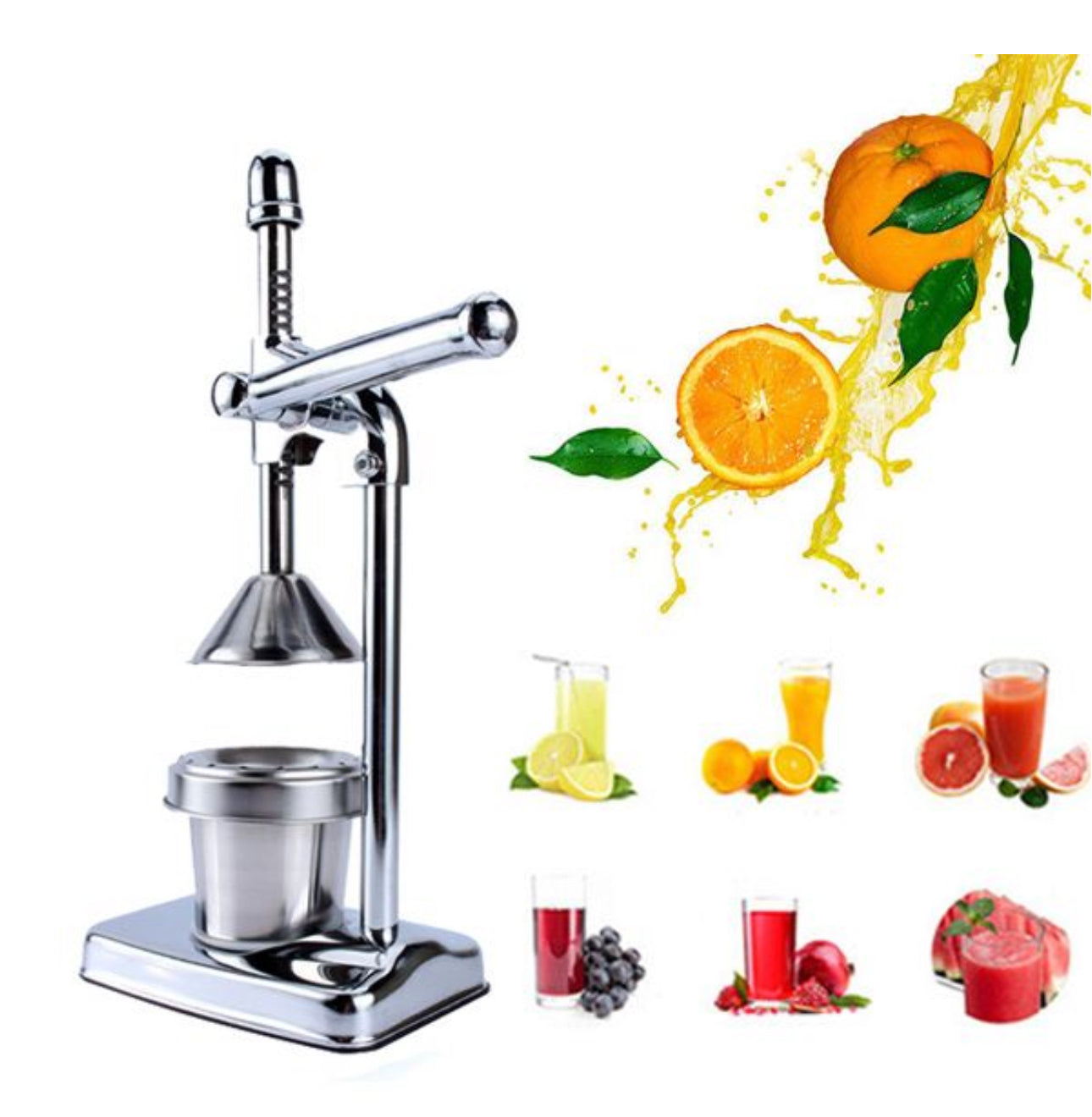 Heavy Duty Home Citrus Hand Press Orange & Lemon Juicer