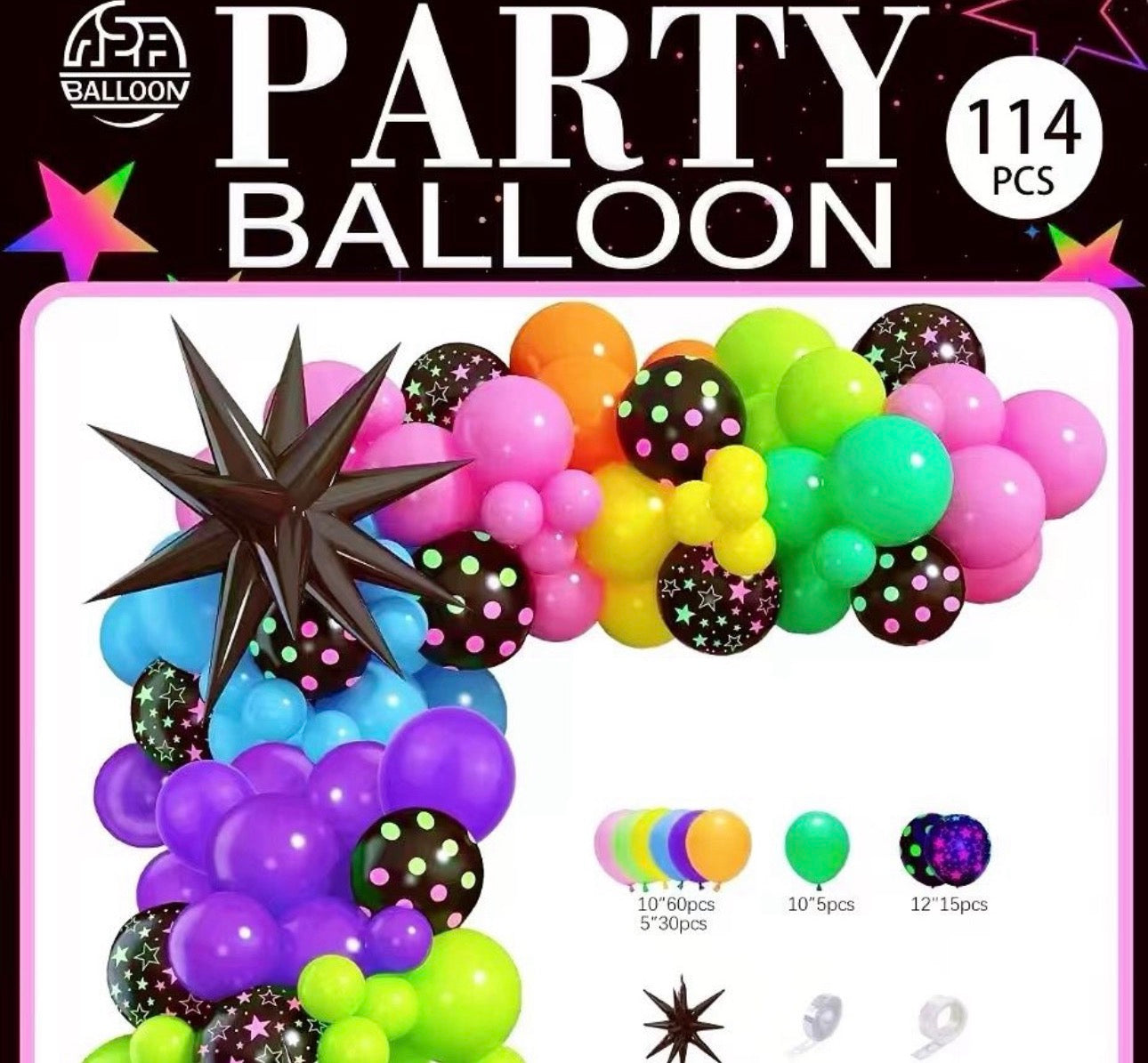 Balloon Garland Arch Kit, Balloons for Valentines Birthday Wedding Anniversary Party Decorations-Various Options