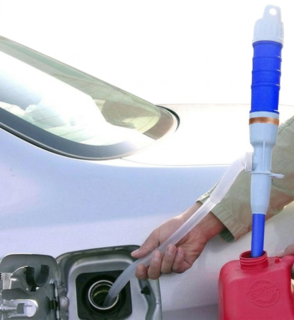 Automatic Fuel Fluid Water Siphon Pump - Battery Powered