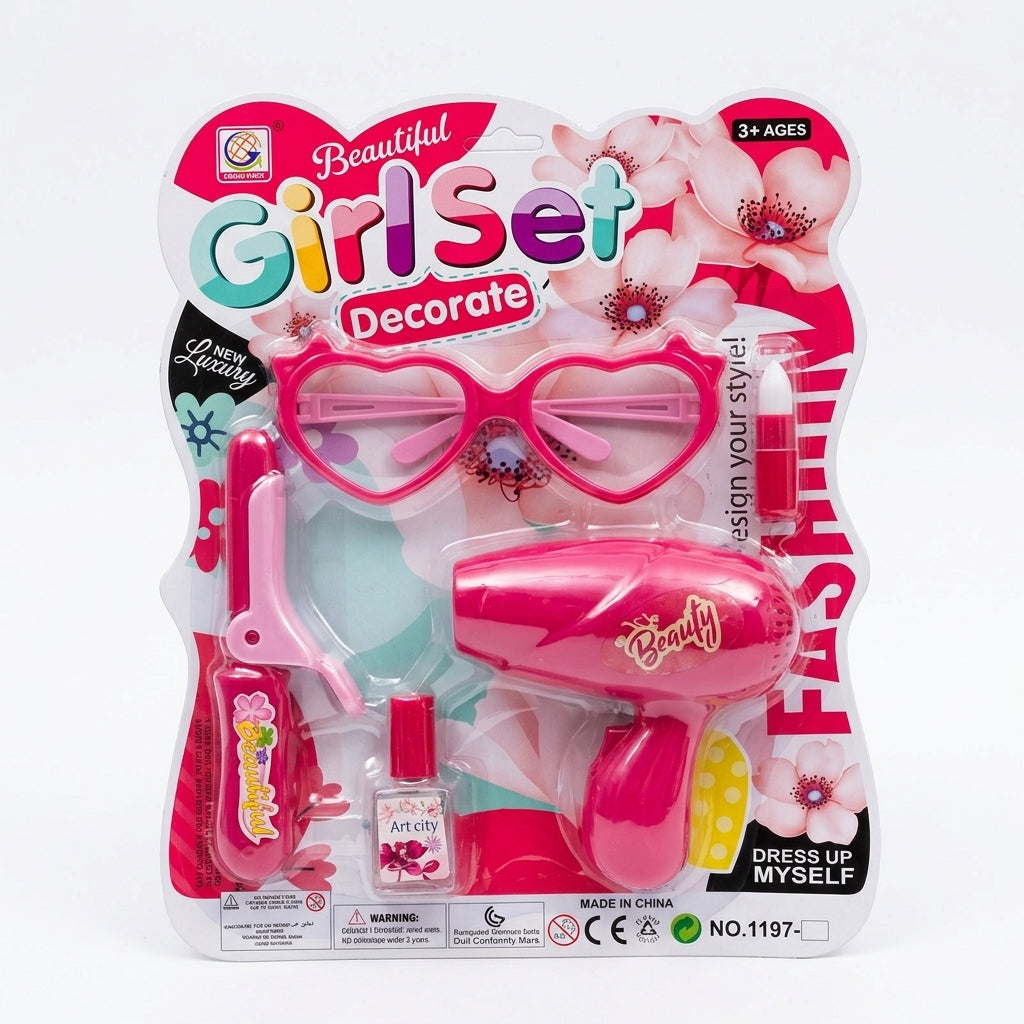 Girls Pretend Play Makeup And Cosmetic Accessories
