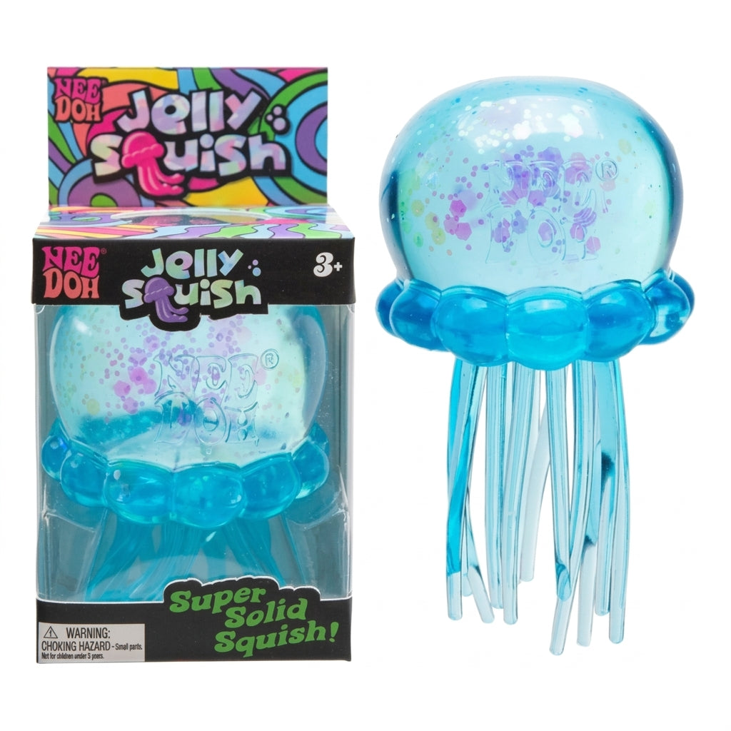Generic NeeDoh Jellyfish Squish Fidget Toy Stress Relief -Various Colors