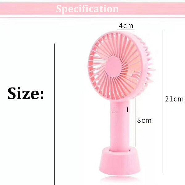 Mini Rechargeable Fan With a Stand