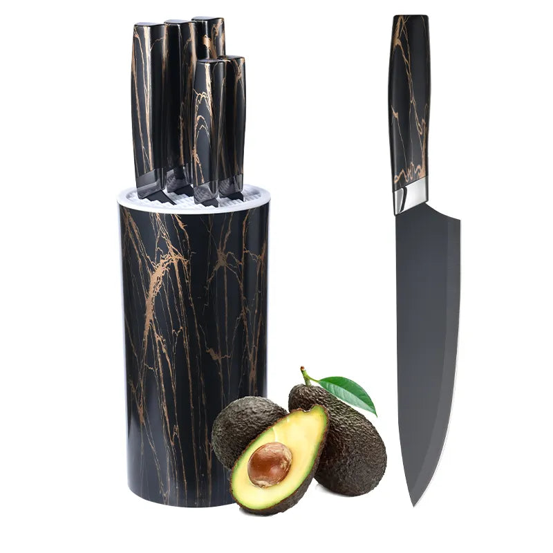 DAODAO Stainless Steel 6pc Knife Set