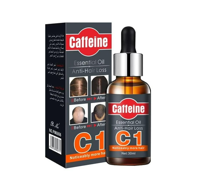 Caffeine Shampoo And Hair Oil C1 Anti Hair Loss Combo 4pc