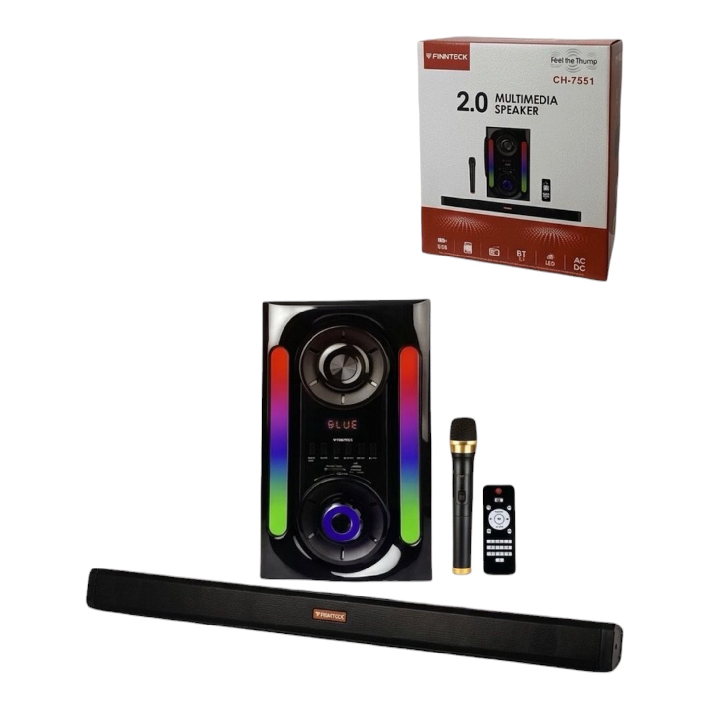 Finnteck Multimedia Speaker System