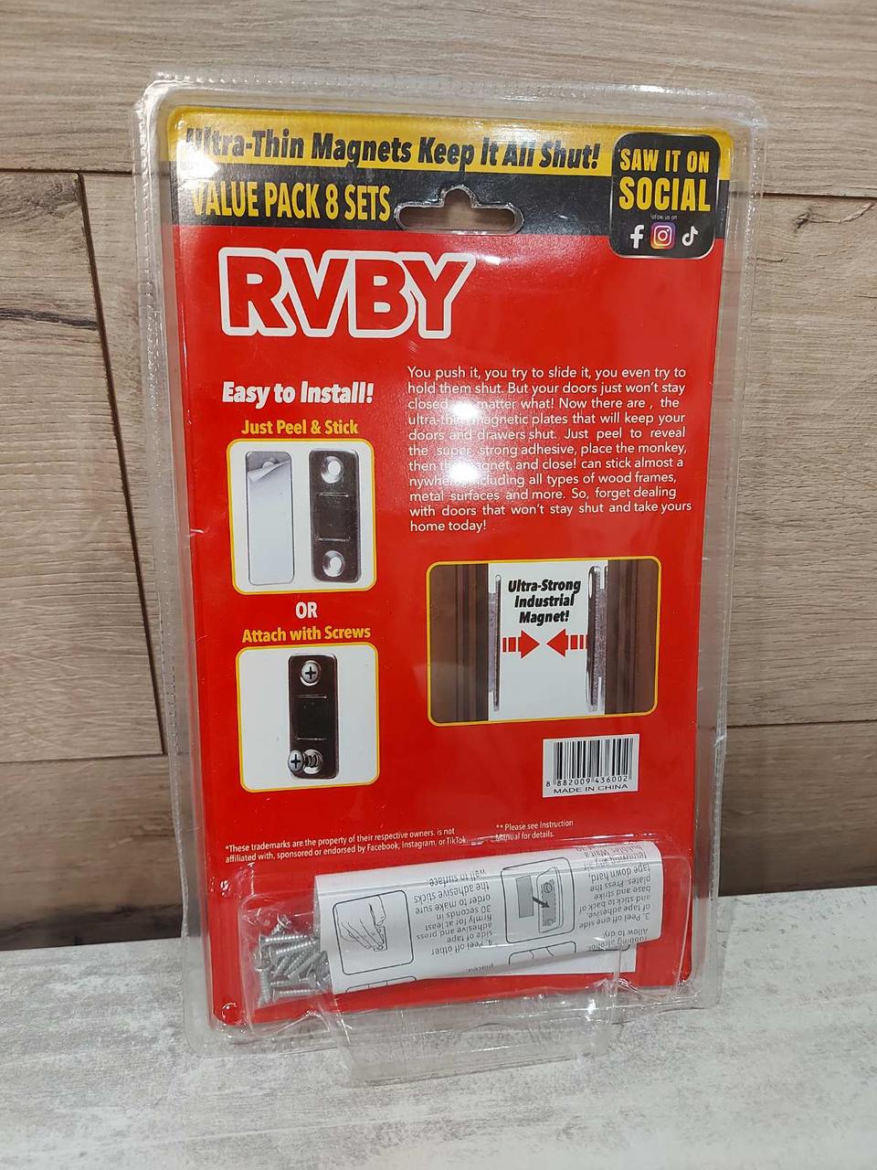 Universal home and door magnet 8pc