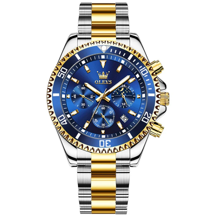 OLEVS
OLEVS 2870 Men Multifunctional Chronograph Three Eyes Waterproof Quartz Watch Various Options PreOrder Sales Now Available!