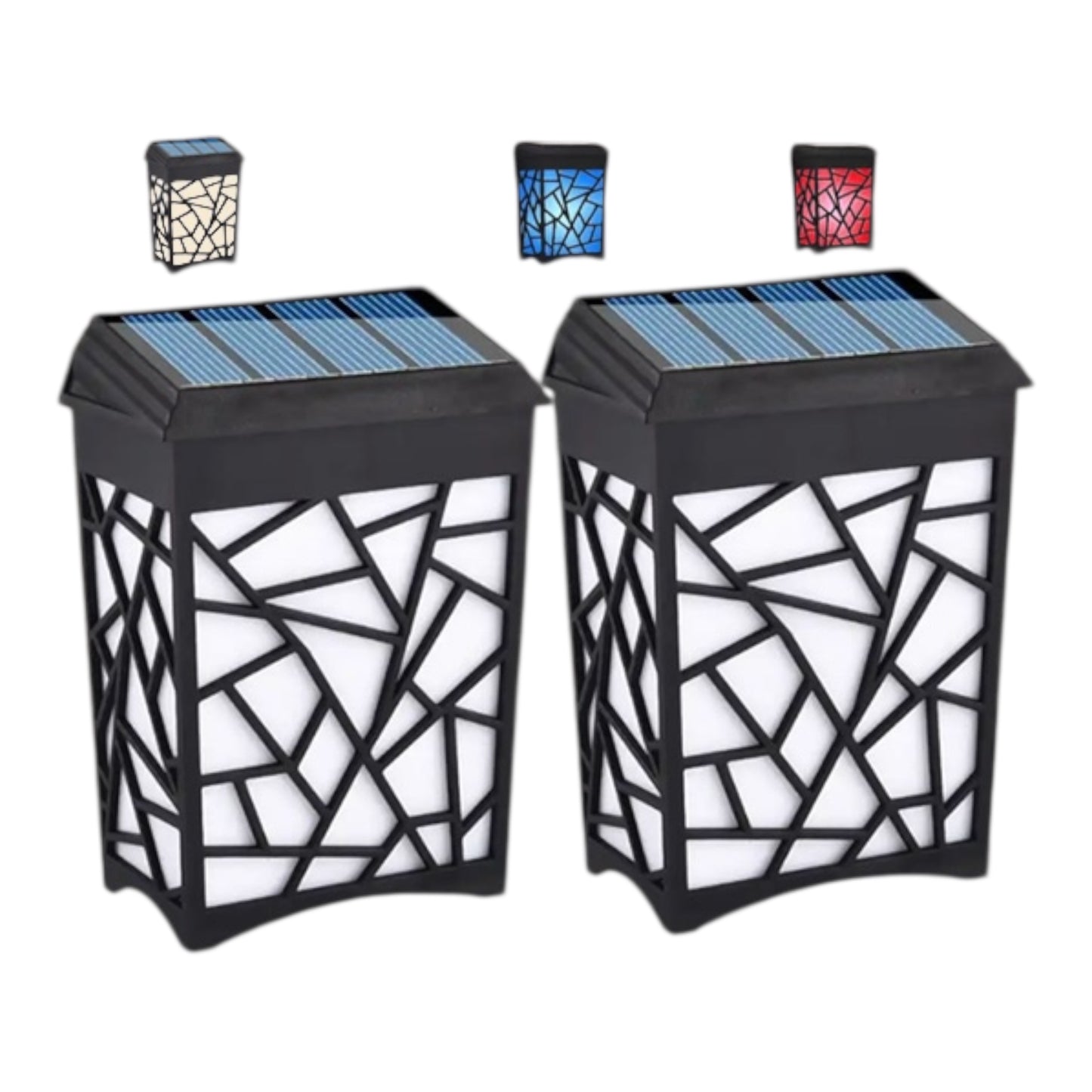 Arbes Solar
Powered Decorative Wall
Lamp RGB And Warm
White 2pc Pack