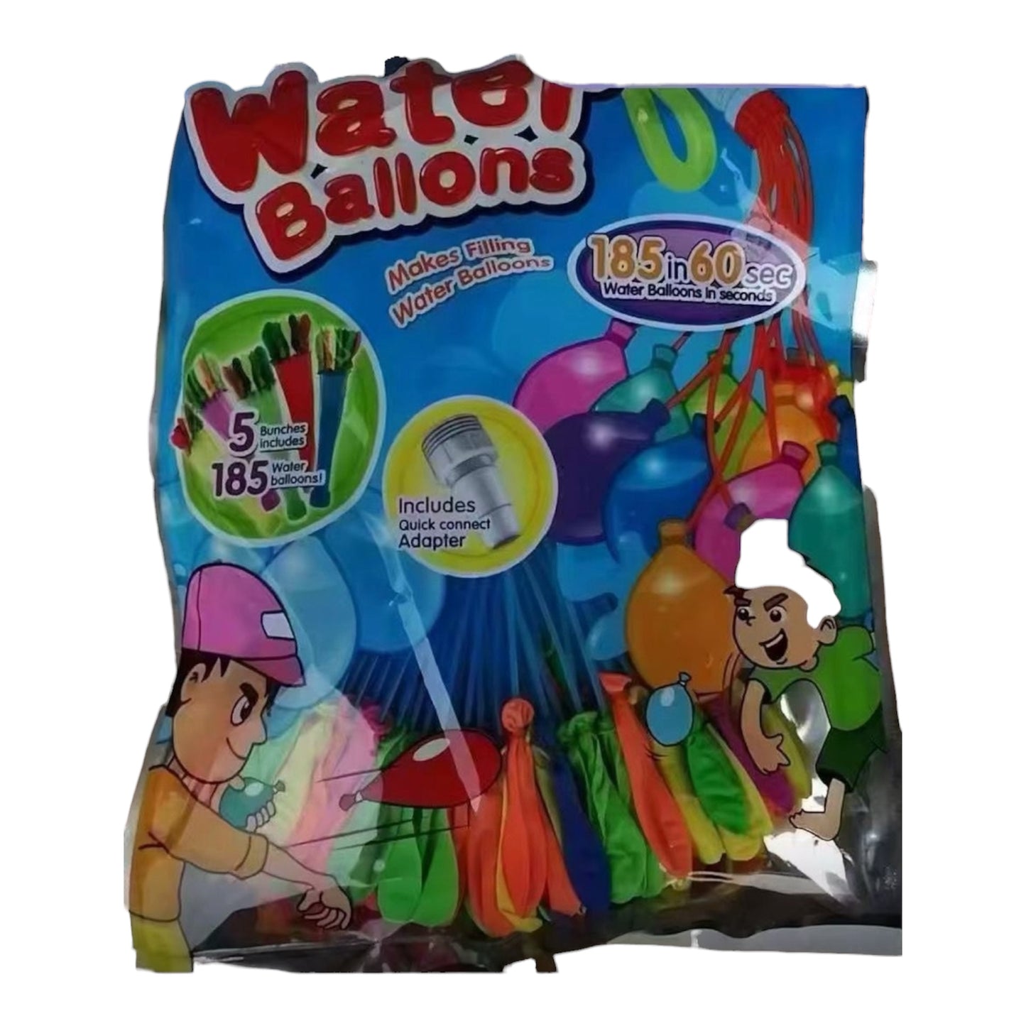 Fun & Easy Rapid-Fill Water Balloons 185pc