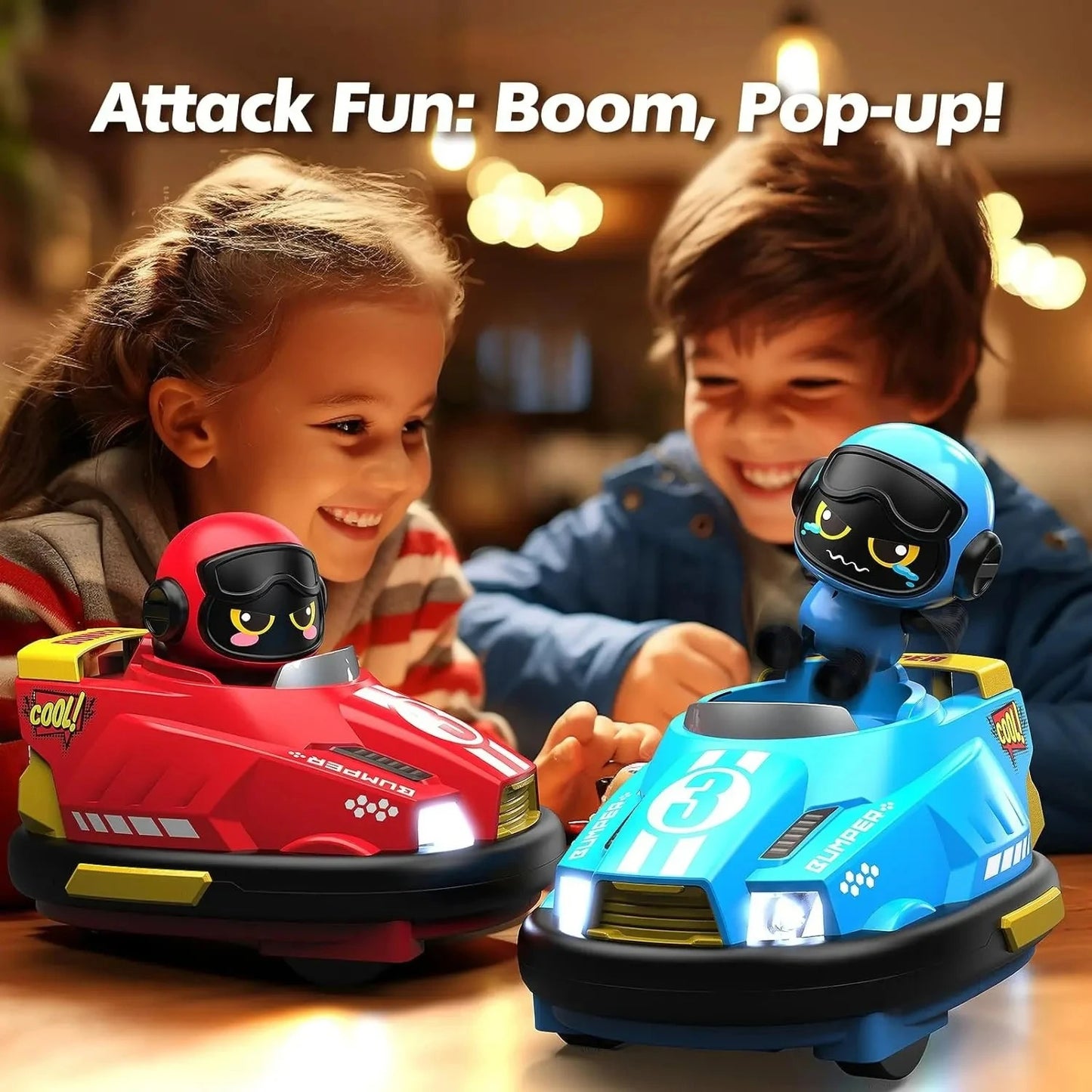 Mini Remote Bumper Car Set 2pc