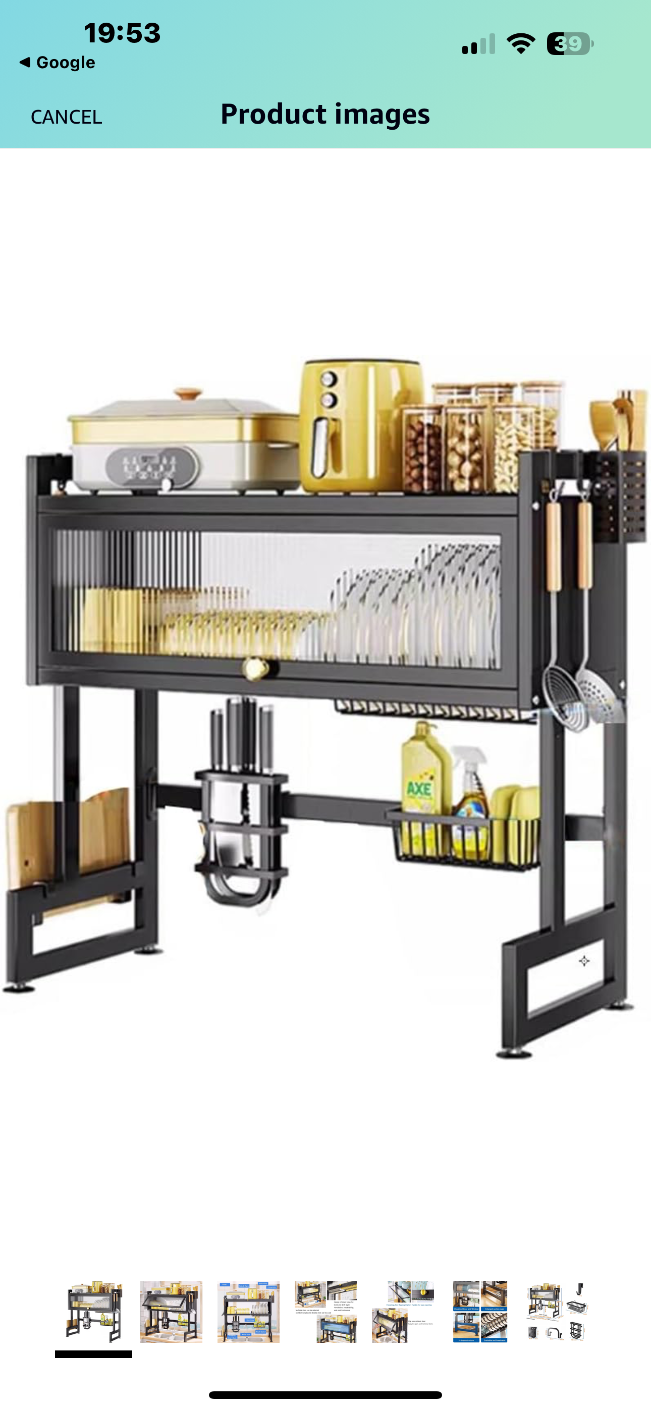 Over Sink Dish Drying Rack,3 Tier Kitchen Large Dish Drainer Stainless Steel Storage Counter, Organizer Multi-Functional Dish Rack Over Sink