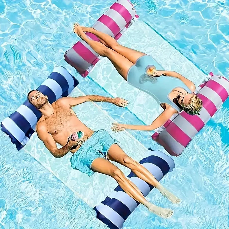 MHome Inflatable Floating Bed β Swimming Pool Hammock Lounger
