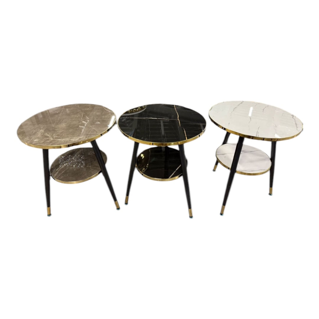Trendy 2 Tier Round Table-Various Options Available