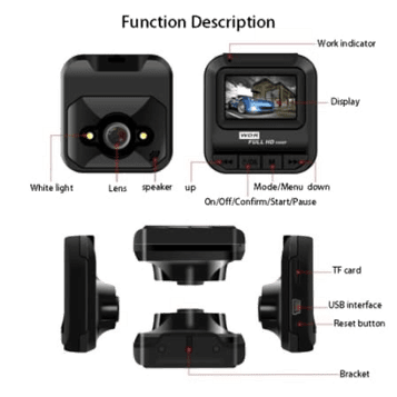 Full HD 1080P Car Dashboard Video Camera