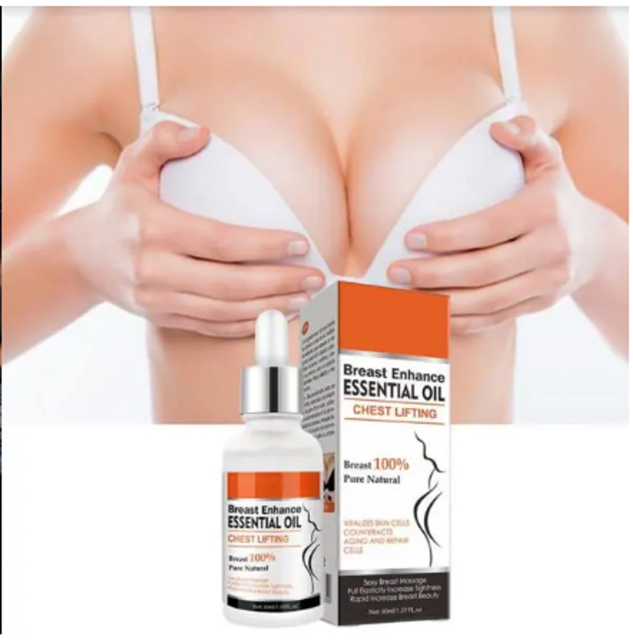 Guanjing Breast Enhancement Essential Oil, Bust Firming Lifting Breast Enlargement Essential Oil β 30 ml
