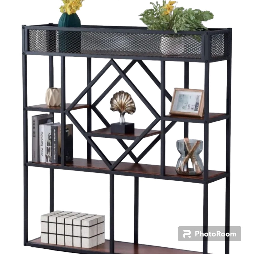 Modern Wrought Iron Multipurpose Shelf Stand
