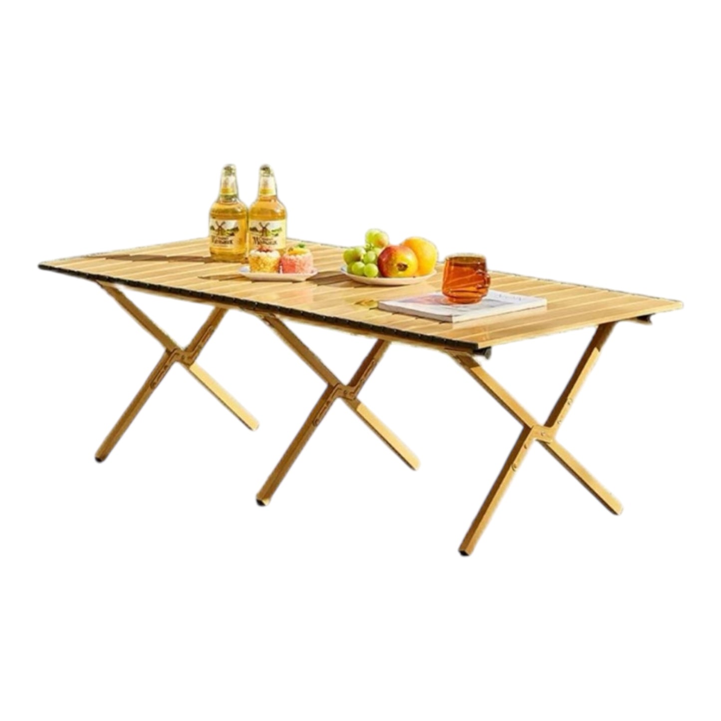 MFurn Aluminium Alloy Outdoor Egg Roll Picnic Foldable Camping Table-Various Sizes