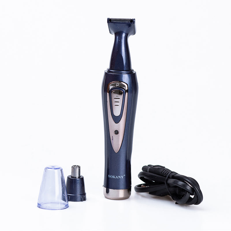 SOKANY Hair Trimmer 2in1 For Beard & Nose Rechargeable Trimmer
