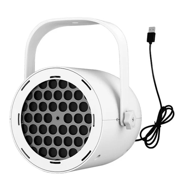 Christmas LED Projector Lights,USB Christmas Snowflake 16 Pattern Decor,Rotating Projector Lamp for Holiday Christmas - White