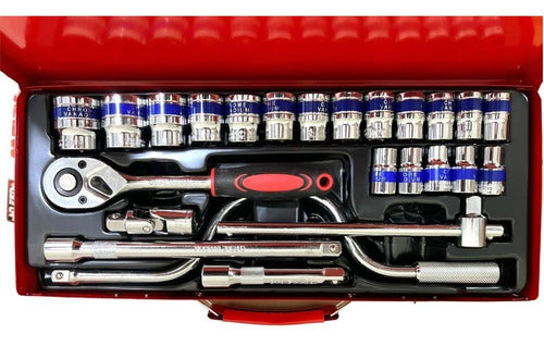 Professional Toolset 25pc - 1/2inch Drive