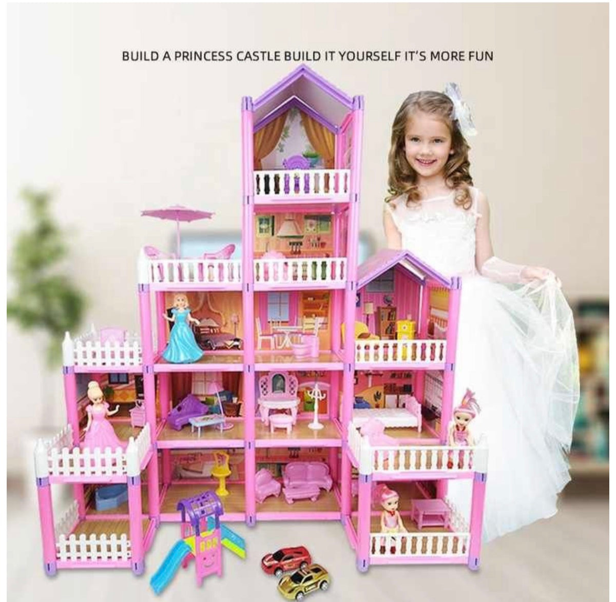 Princess Castle Play Set Pretend Play Doll House