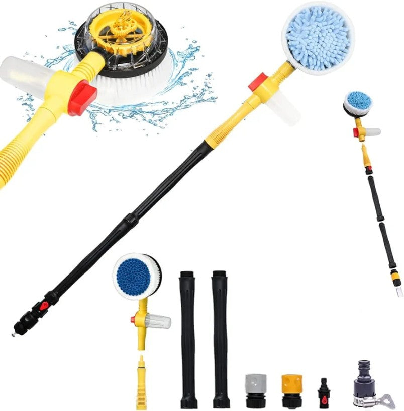 Multifunctional Car Auto Rotating Foam Cleaning Kit with 360Β° Spin