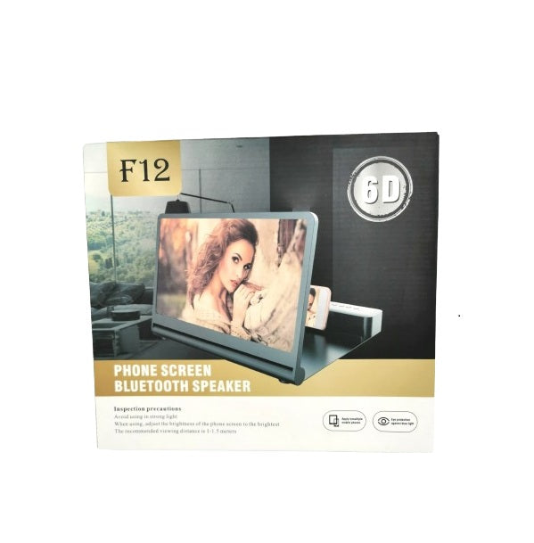Phone Screen Magnifier With Bluetooth Speaker 6D