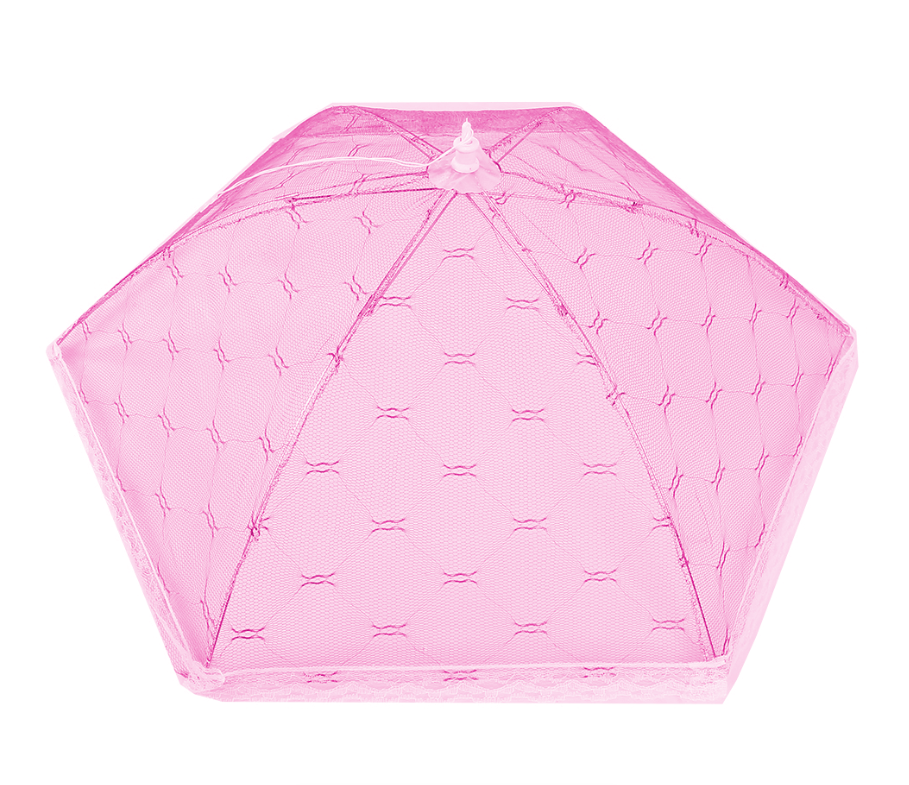 Lace Folding Dish Cover Mesh Cover Dish Dust-proof Printing Food Cover Fly-proof Food Cover