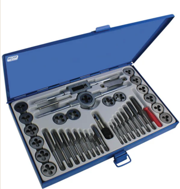 Metric Tap & Die Set Carbon Steel 40pc