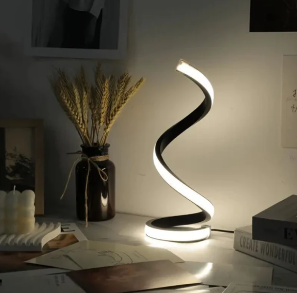 Spiral LED Table Lamp