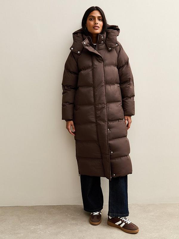 Hooded Long Puffer Jacket-Various Colours