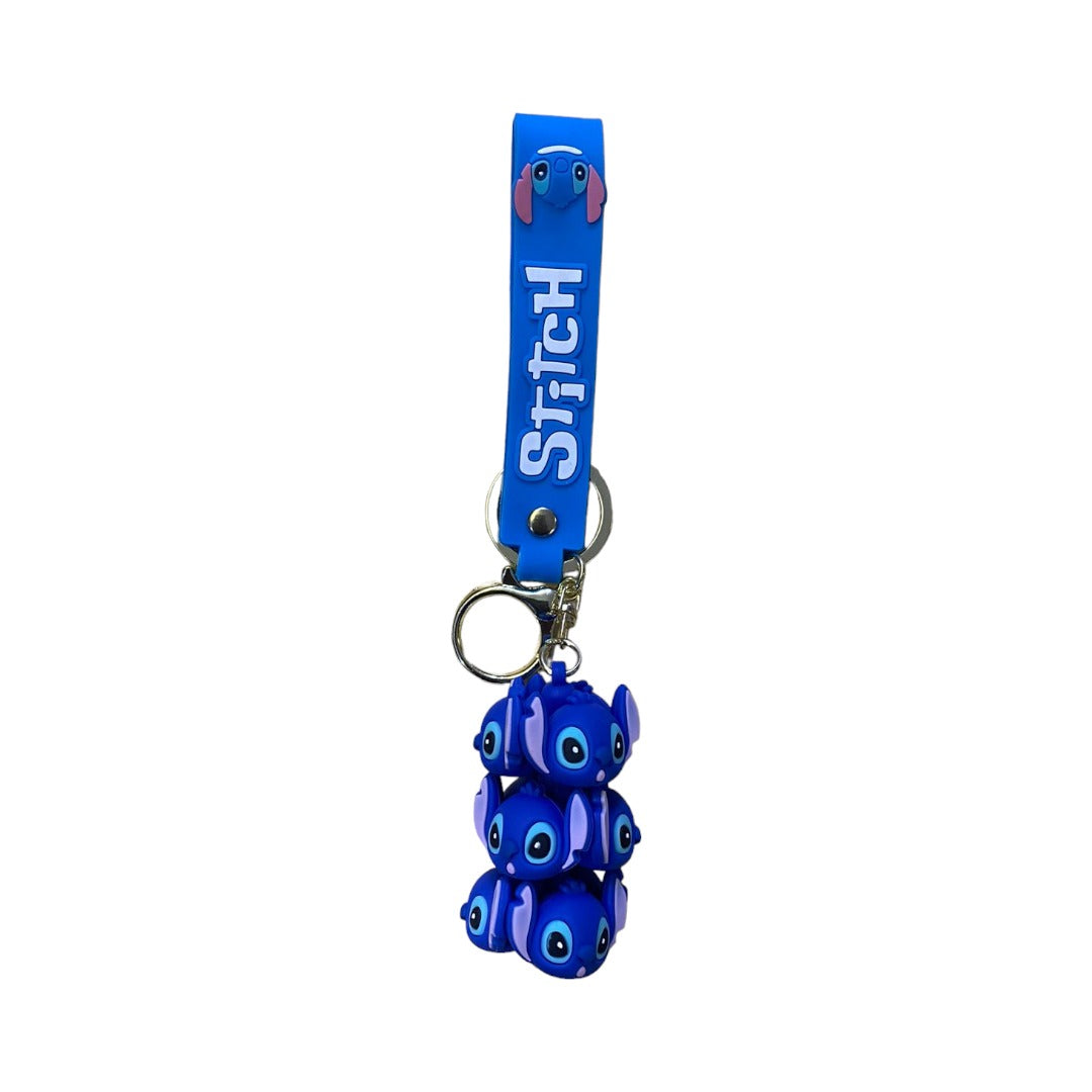 Stitch Schoolbag Tag & Keyholder - Stitch - Blue - Figurine - Large