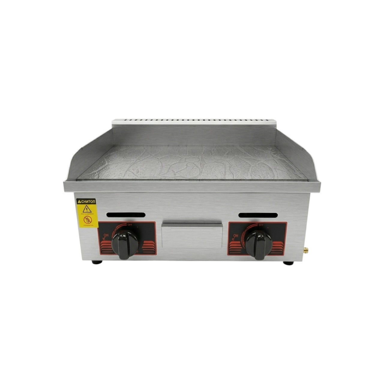 Stainless Steel Gas Griddle Flat Top BBQ Grill Tabletop 2 Burner